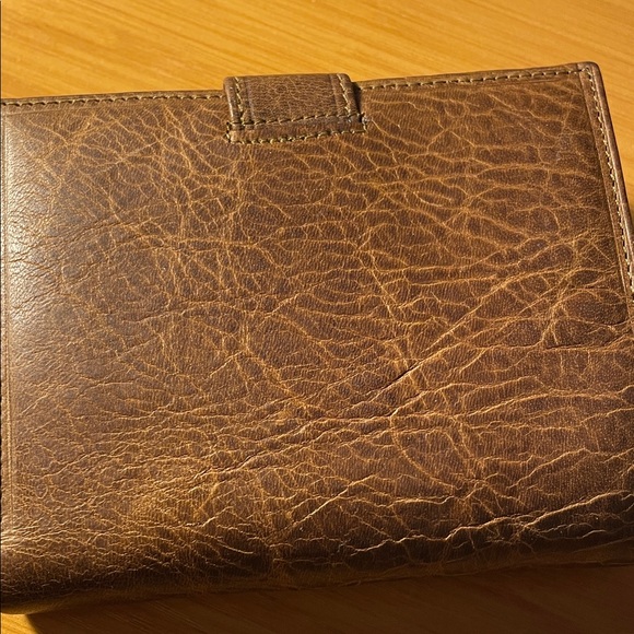 Camel Brown Leather Wallet - Picture 4 of 8